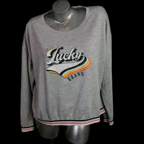 Lucky Brand Soft Lightweight Sweatshirt Size XL. - Picture 1 of 9